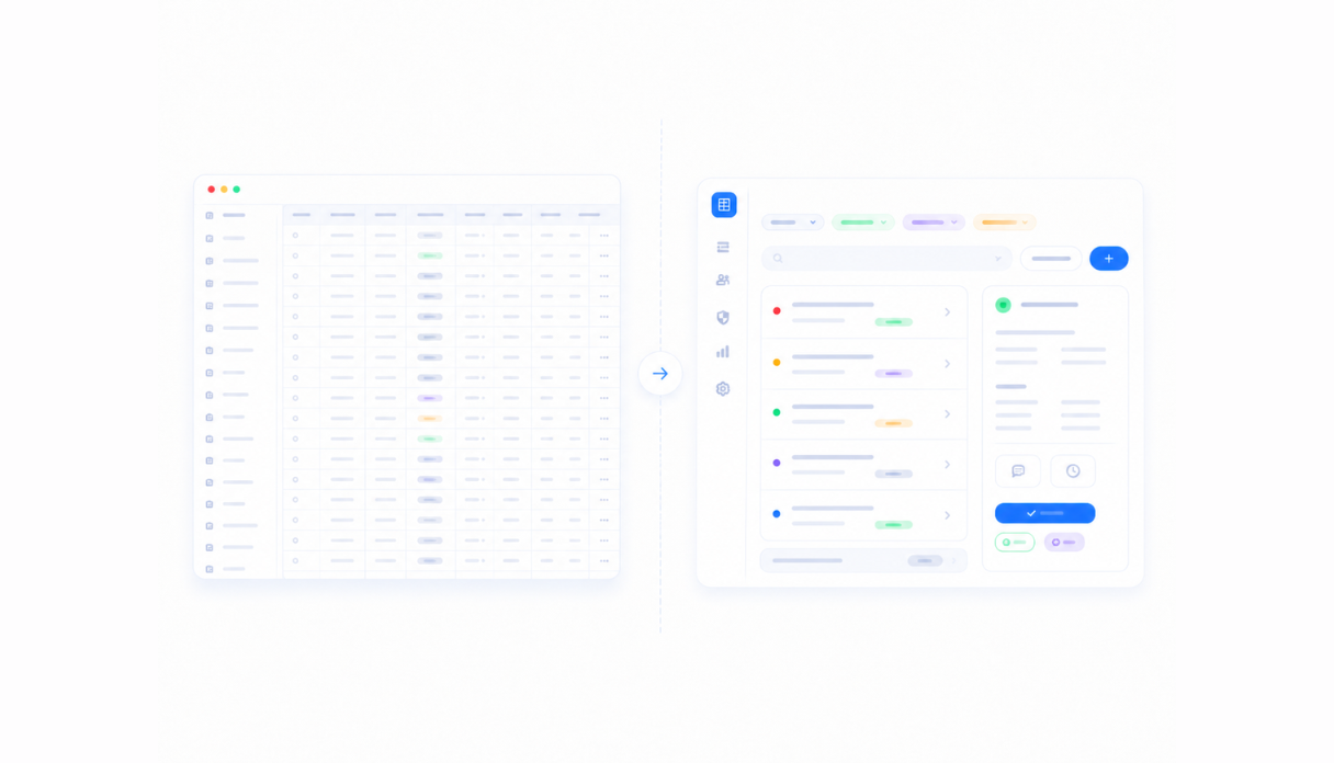 Raw database views instead of operational tools