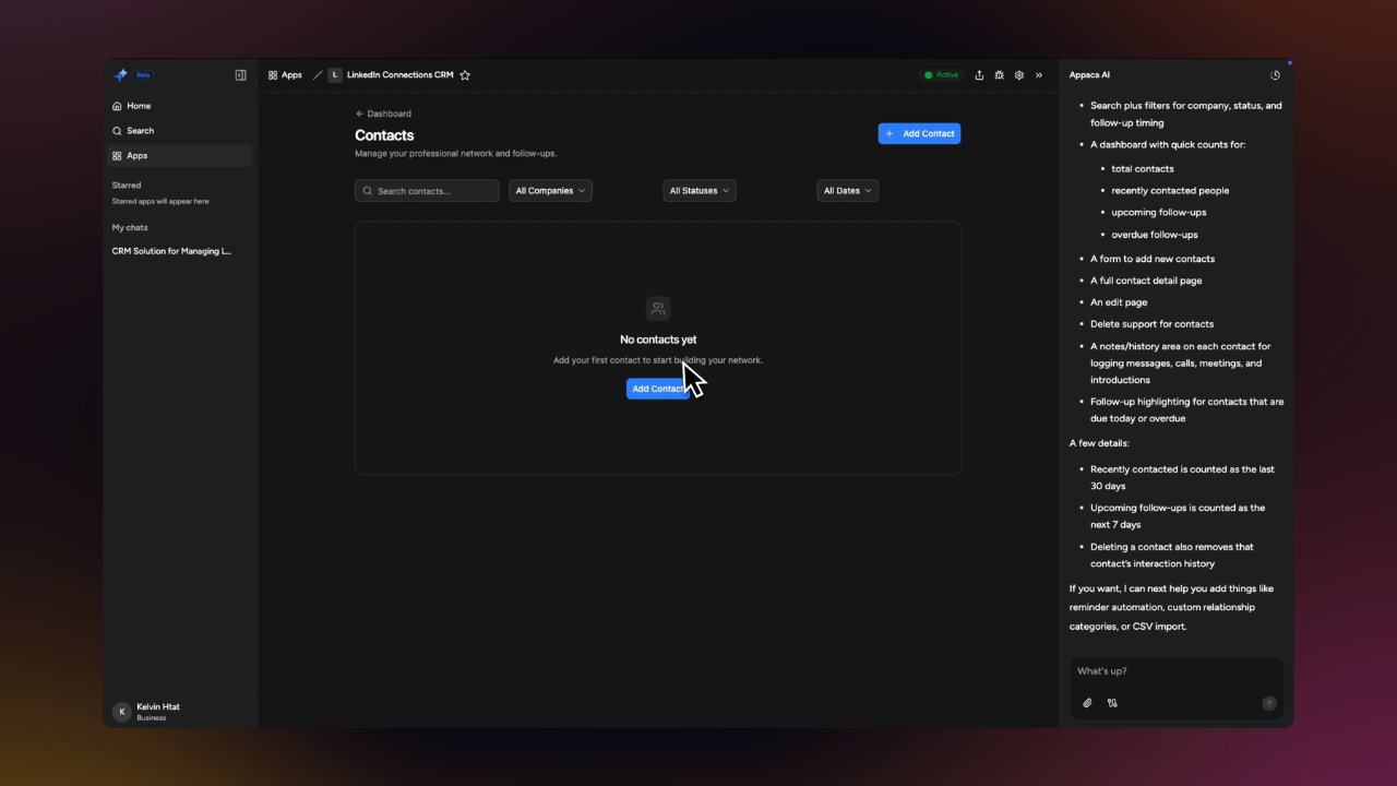 Appaca - the platform for personal software