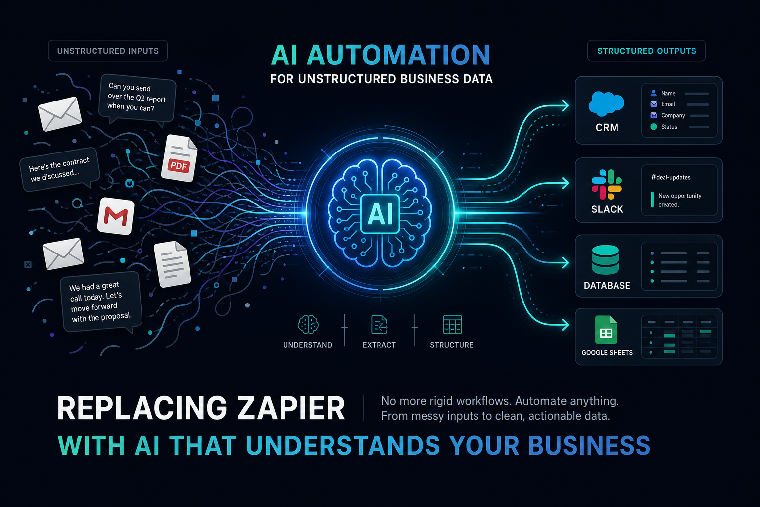 When Zapier Is Not Enough: How to Automate Business Processes with Real-World Inputs