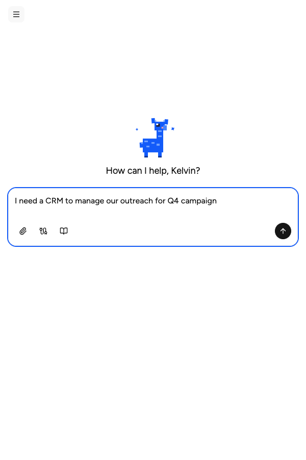 Chat to app