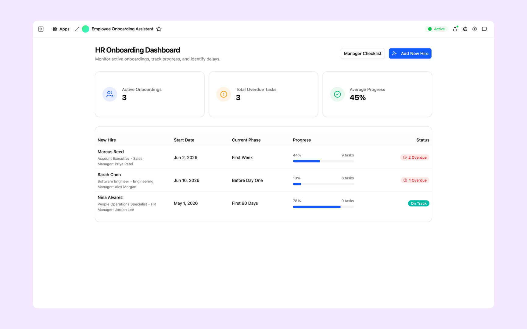 Employee Onboarding Assistant