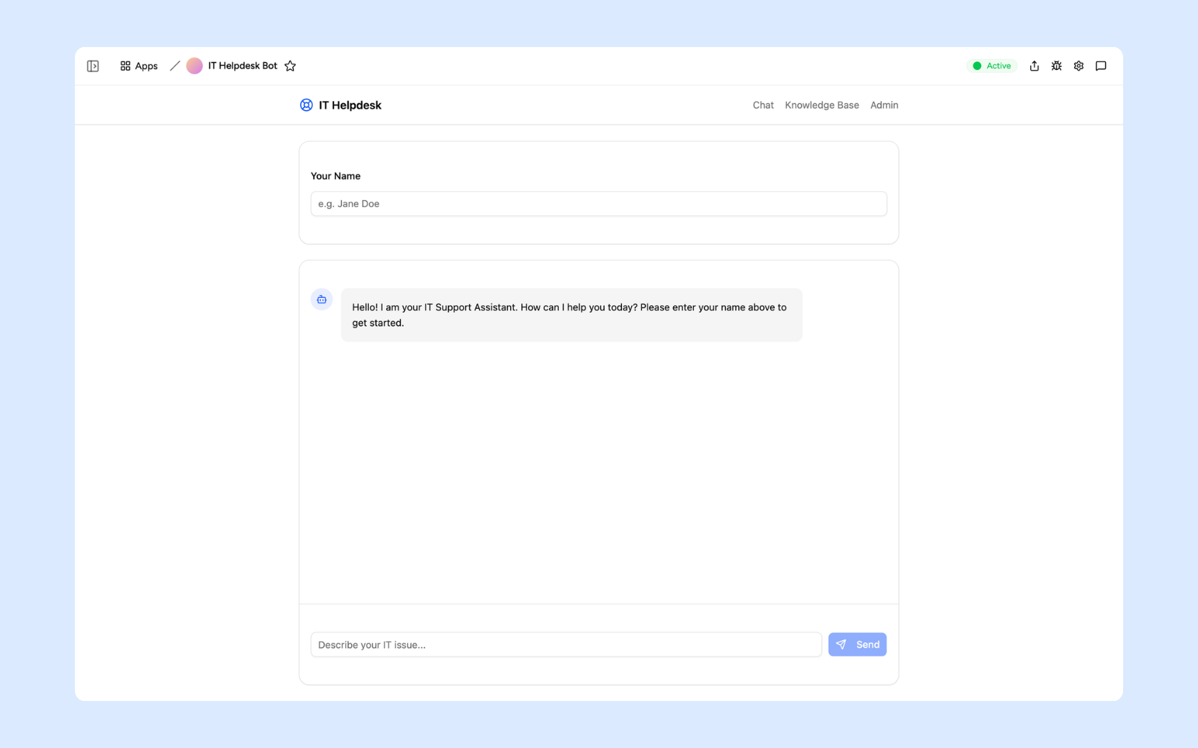 IT Helpdesk Bot