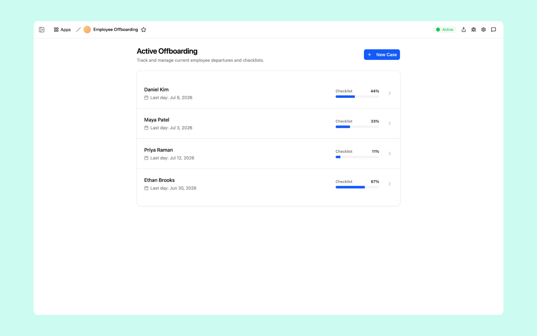 Employee Offboarding Checklist